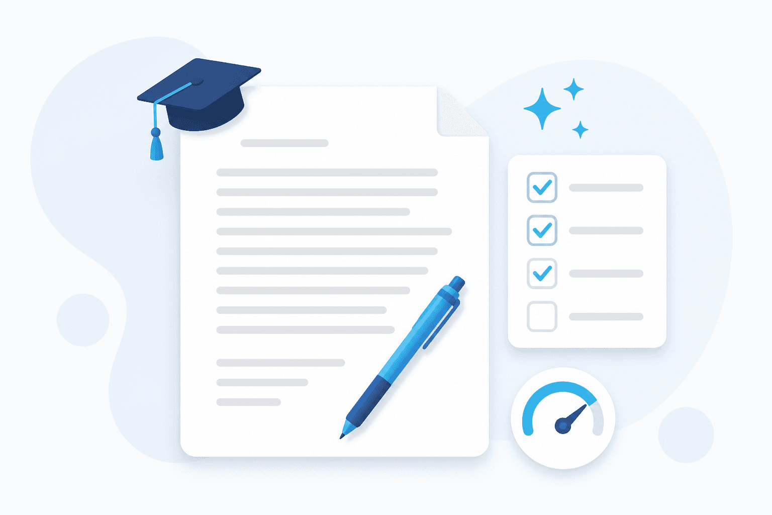 Cómo revisar tu ensayo universitario: lista de verificación gratuita + evaluador de ensayos con IA (2026)